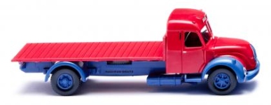 Wiking 085508 - H0 - Magirus S 7500 Flachpritschen-Sattelzug Kabelwerk Rheydt